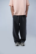 Gray Blank Wide Leg Sweatpants