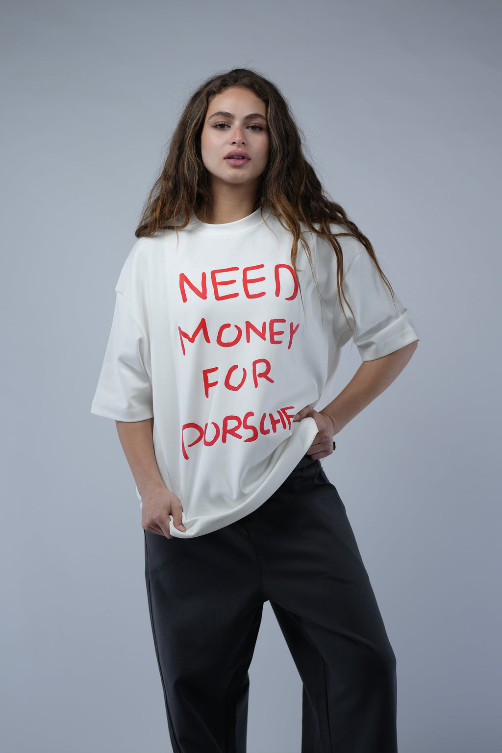 Need Money Oversized Tee