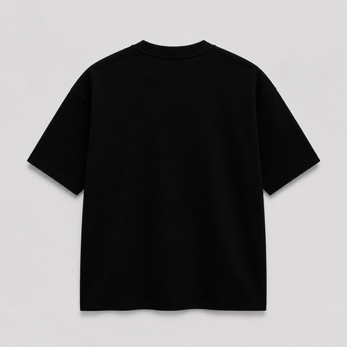 Black Oversized Basic Tee